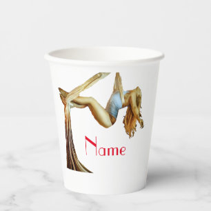 Aerial yoga fitness Thunder_Cove Paper Cups