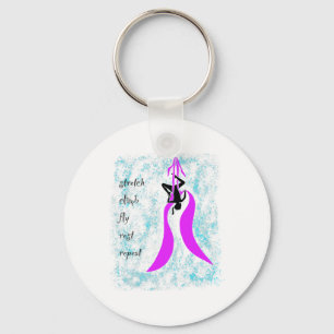 Aerial Yoga Silks Kid Child  Key Ring