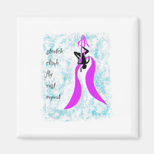 Aerial Yoga Silks Kid Child Magnet