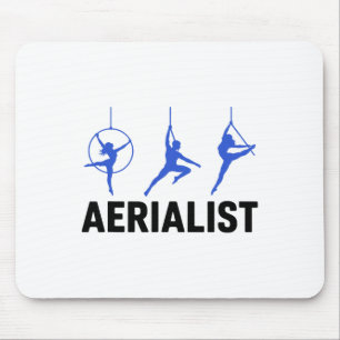 Aerialist Aerial Silk Yoga Gymnasts Acrots Trapeze Mouse Pad