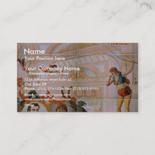 Aerialists Supreme Vintage Theatre Business Card