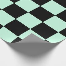 Aero Blue and Black Chequered Pattern