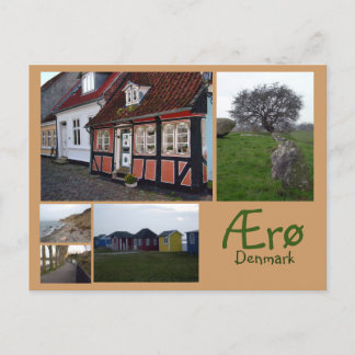 Ærø Collage Postcard