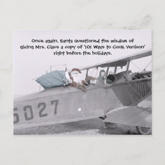 Aero Santa! - Postcard