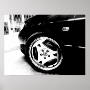 Aero wheel - Saab 9-5 Poster