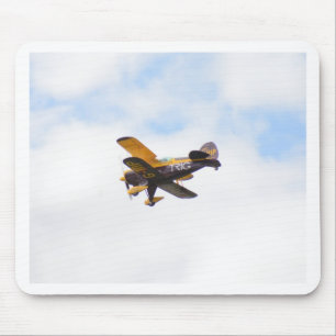 Aerobatic Biplane In Flight Mouse Pad