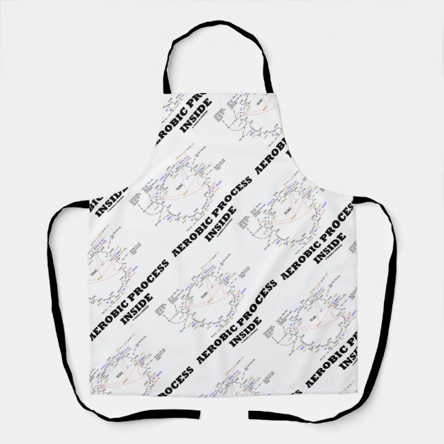 Aerobic Process Inside Krebs Cycle Geek Humour Apron (Front)