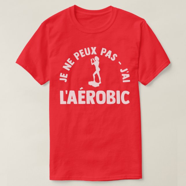 Aerobic Workout Gift T-Shirt (Design Front)
