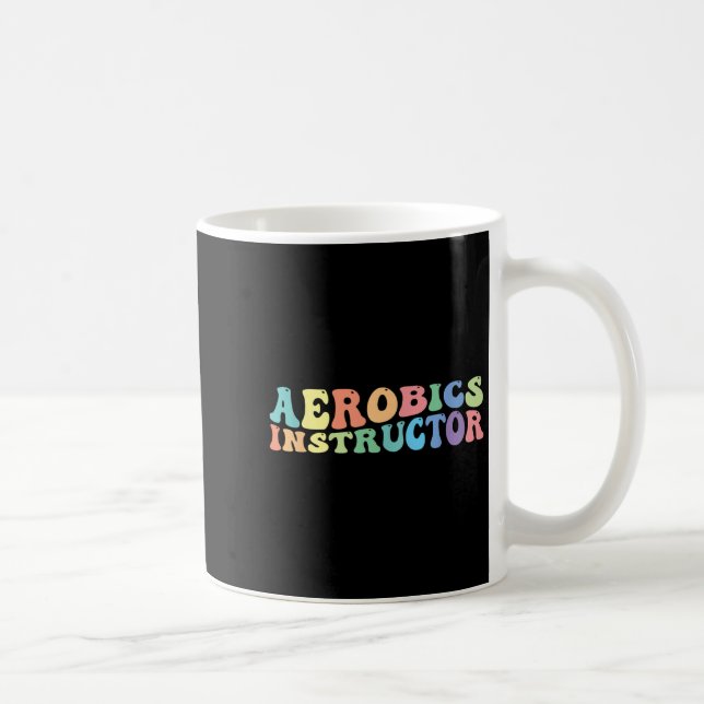Aerobics Instructor Exercise Fitness  Coffee Mug (Right)