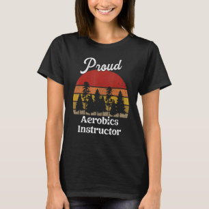 Aerobics Instructor Job Title Professions T-Shirt