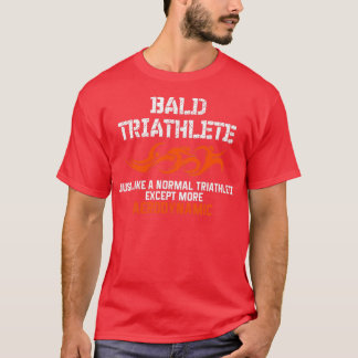 Aerodynamic Bald Triathlete T-Shirt