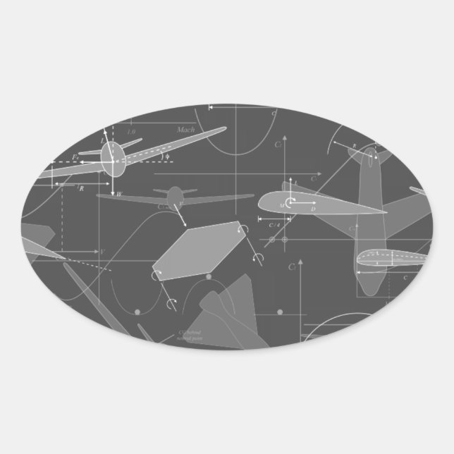 Aerodynamics Oval Sticker (Front)