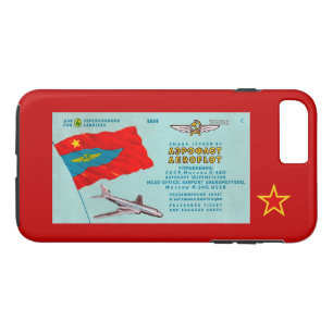 Aeroflot Passenger Ticket iPhone 8 Plus/7 Plus Case