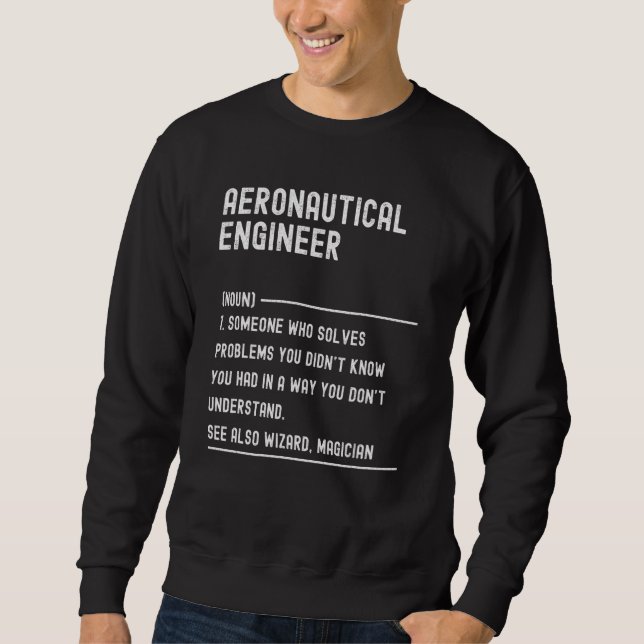 Aeronautical Engineer Definition Shirts Funny Job  (Front)