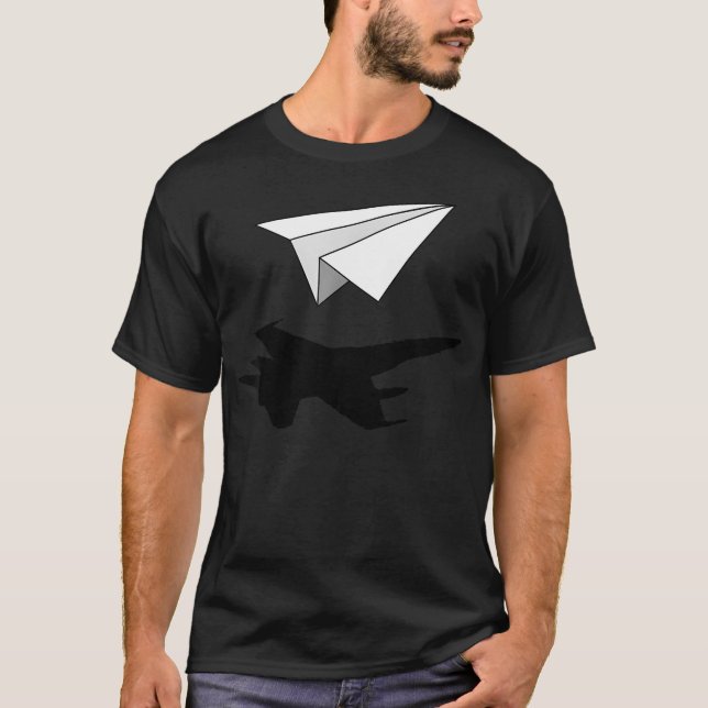 Aeronautical Engineer Paper T-Shirt (Front)