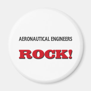 Aeronautical Engineers Rock Magnet