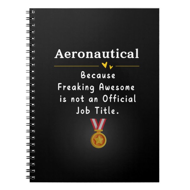 Aeronautical Notebook (Front)