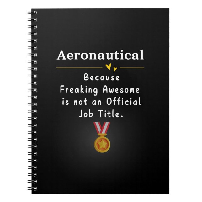 Aeronautical Notebook (Front)