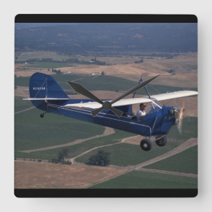 Aeronca, C-3, 1931, Schellville_Classic Aviation Square Wall Clock