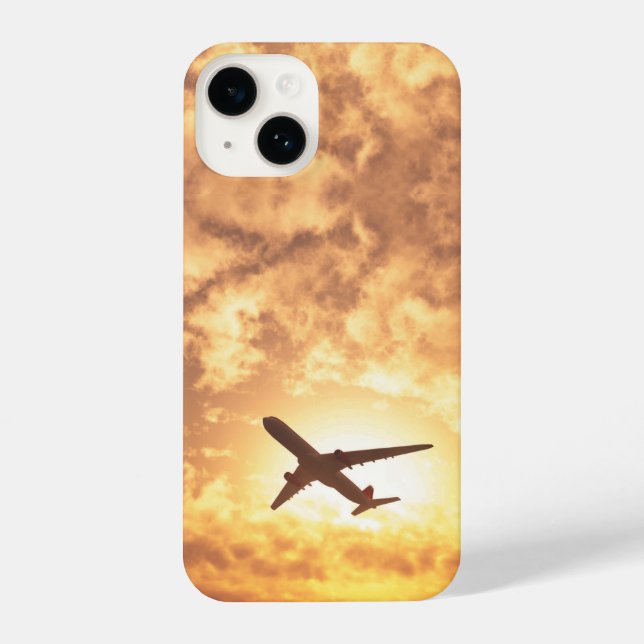 Aeroplane Airliner Pilot Commercial Flight Flying iPhone Case (Back)