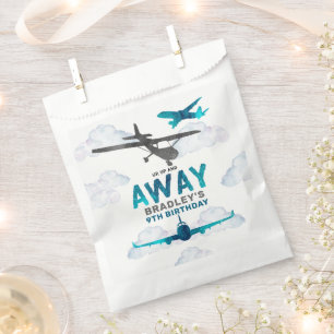 Aeroplane Aviation Any Age Birthday Party Favour Bag