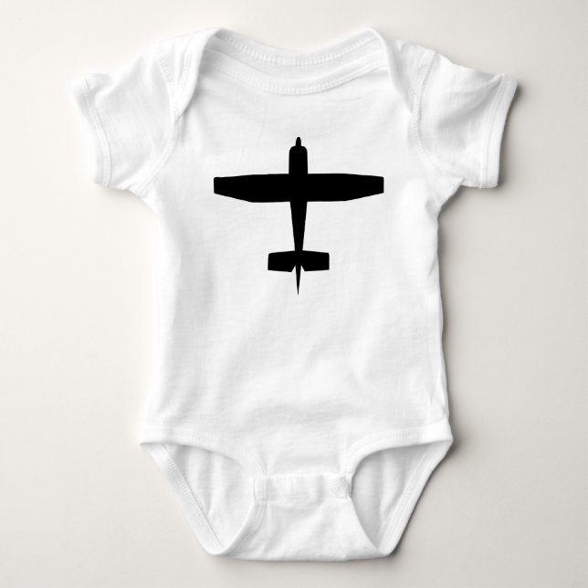 Aeroplane Baby Bodysuit (Front)