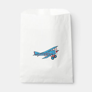 Aeroplane Biplane Favour Bag