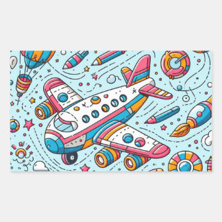 Aeroplane Birthday Sticker