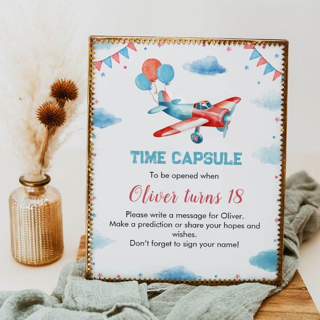 Aeroplane Birthday Time Capsule Poster (Creator Uploaded)
