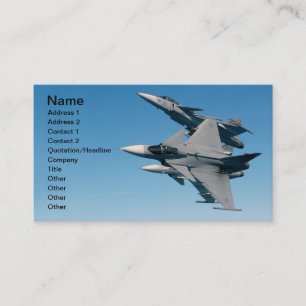 Aeroplane Business card