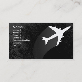 Aeroplane Business Card