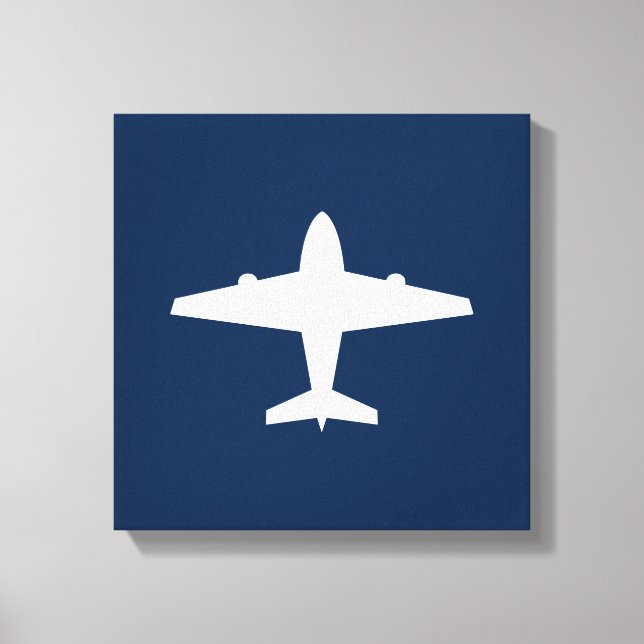 Aeroplane Canvas Art Print (Front)