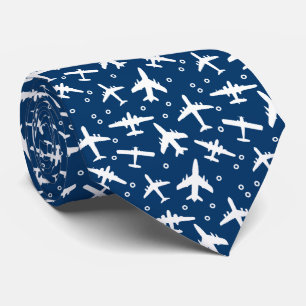 Aeroplane Captain Pilot Aviation Aircraft Pattern Tie