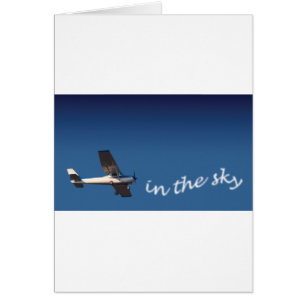 Aeroplane card
