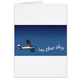 Aeroplane card