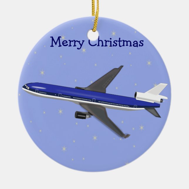 Aeroplane Christmas Ornaments (Front)