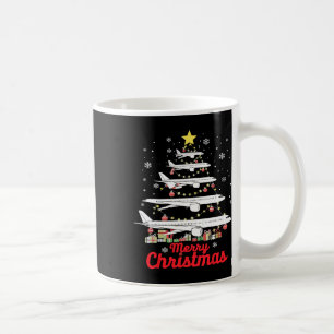 Aeroplane Christmas Tree Merry Christmas Most Like Coffee Mug