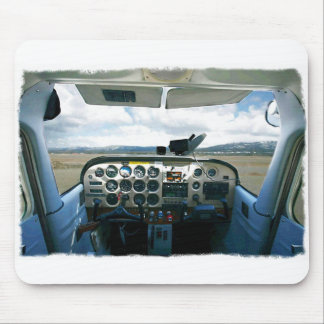 Aeroplane Cockpit Mouse Pad