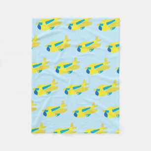 Aeroplane Design Fleece Blanket