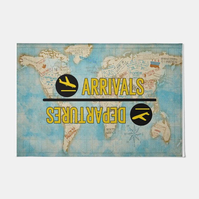 Aeroplane Doormat, Airport Doormat (Front)