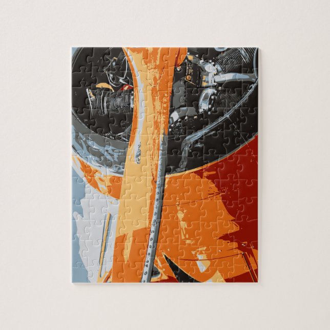 Aeroplane engine jigsaw puzzle (Vertical)