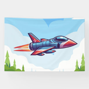 aeroplane/fighter jet banner