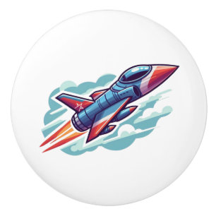 aeroplane/fighter jet ceramic knob