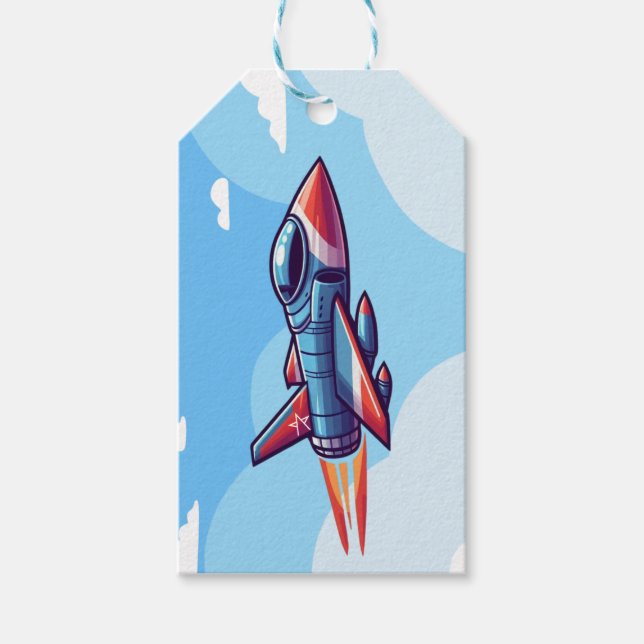 aeroplane/fighter jet gift tags (Front)