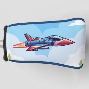 aeroplane/fighter jet golf head cover