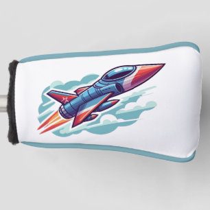 aeroplane/fighter jet golf head cover