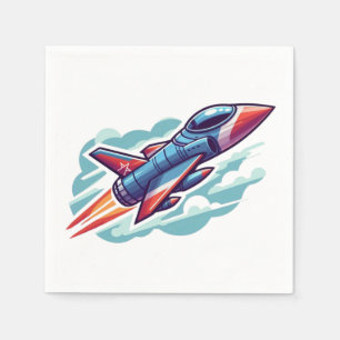aeroplane/fighter jet napkin