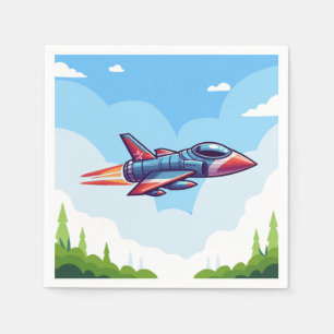 aeroplane/fighter jet napkin