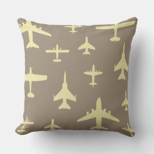 Aeroplane Fly Past Love Flying Pilot Cushion
