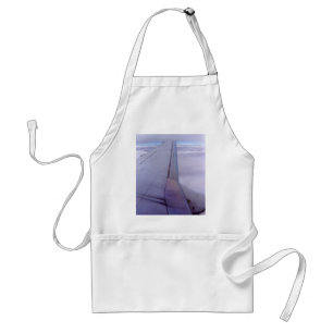 Aeroplane Flying Between Clouds Standard Apron